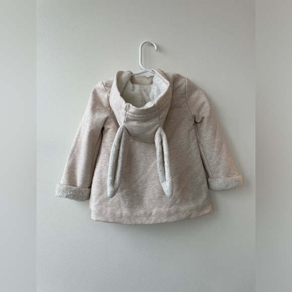 Piper & Posie Bunny Ear Pea Coat In Light Pink - Size 24 Months - Picture 1 of 8
